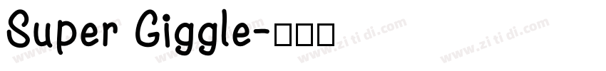 Super Giggle字体转换